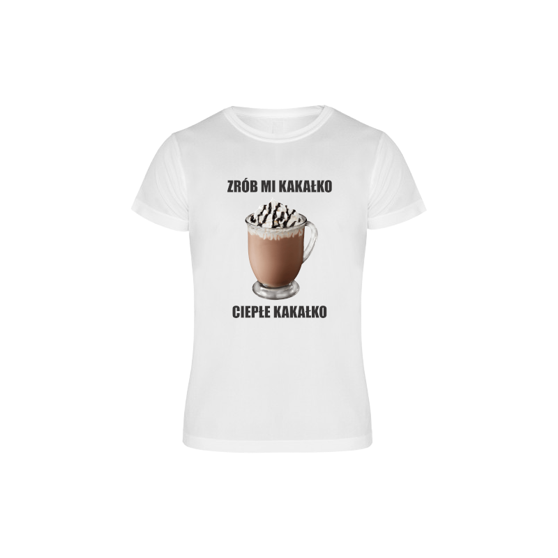 Sport T-shirt Make me some hot chocolate