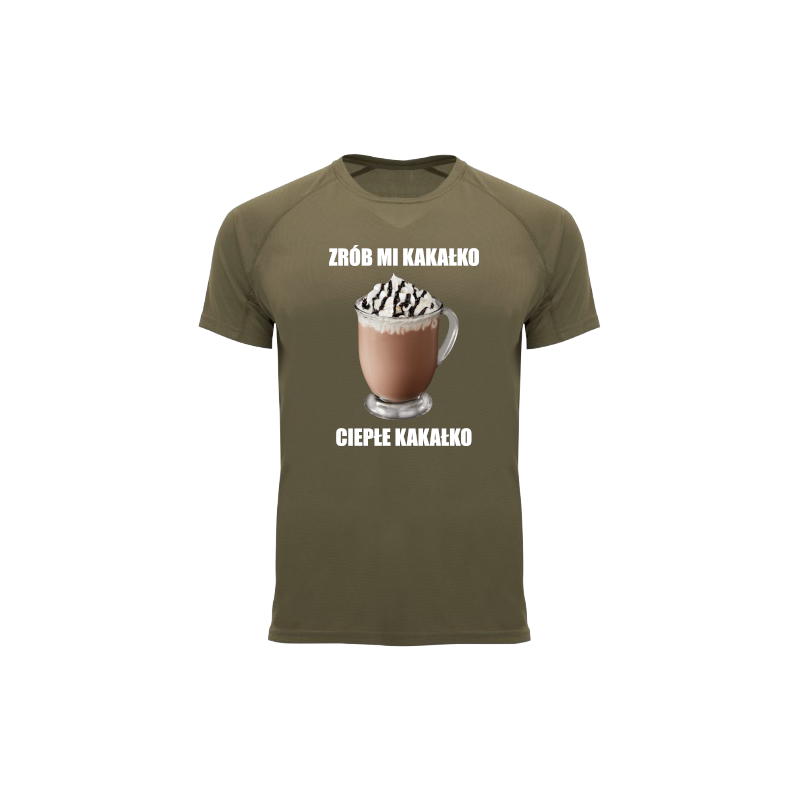 Sport T-shirt Make me some hot chocolate