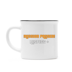 Retro mug Mission Passed