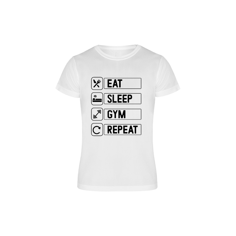 Sports shirt for a gym enthusiast