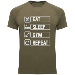 Sports shirt for a gym enthusiast