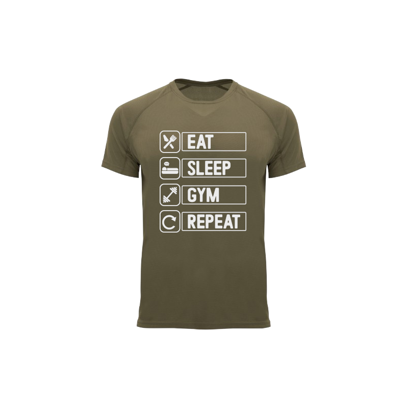 Sports shirt for a gym enthusiast