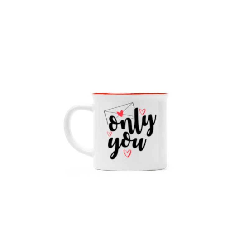 Retro style mug Only You