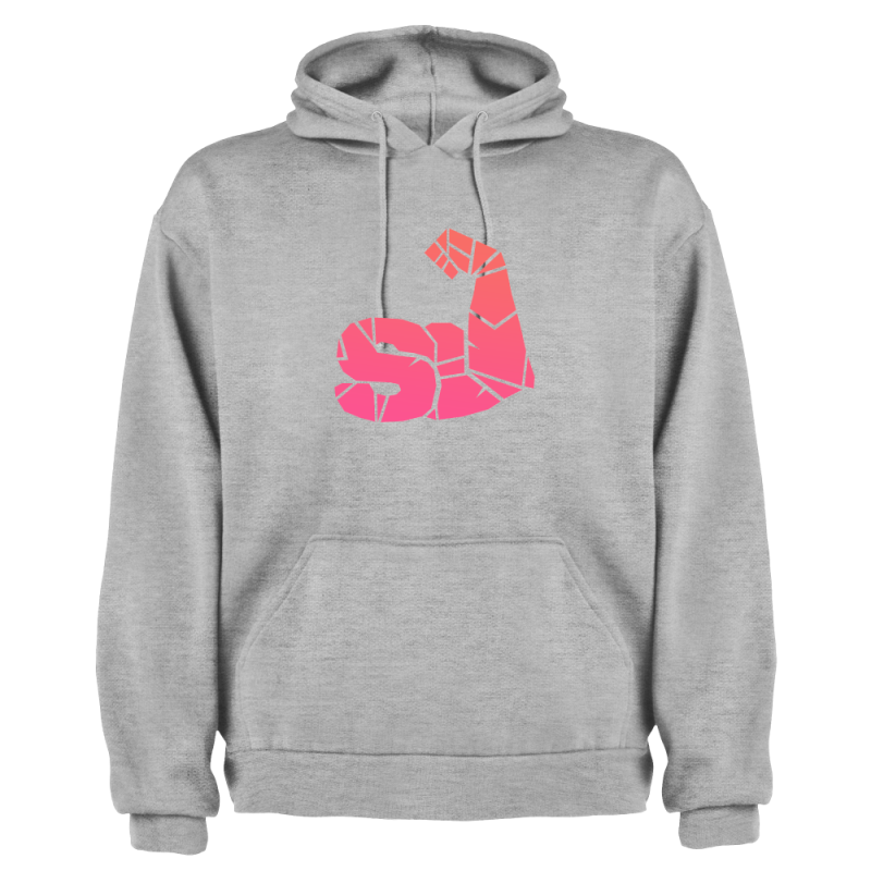 Ciepła bluza z kapturem Steryd3 Biceps Różowy Ciepła bluza z kapturem Steryd3 Biceps Różowy
