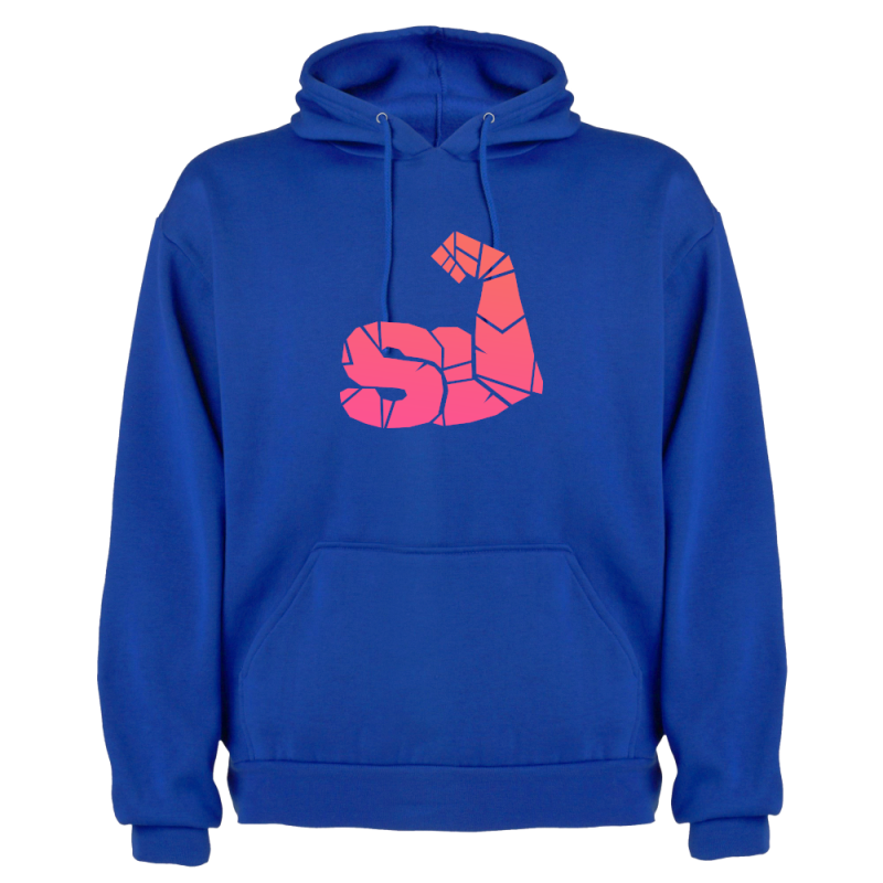 Ciepła bluza z kapturem Steryd3 Biceps Różowy Ciepła bluza z kapturem Steryd3 Biceps Różowy